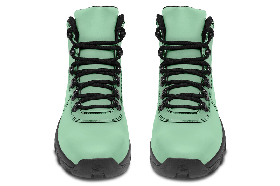 Mint Green Outdoor Boots