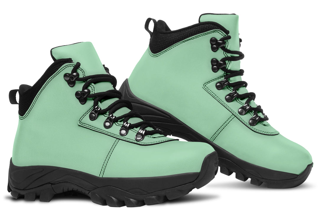 Mint Green Outdoor Boots