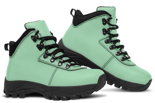 Mint Green Outdoor Boots