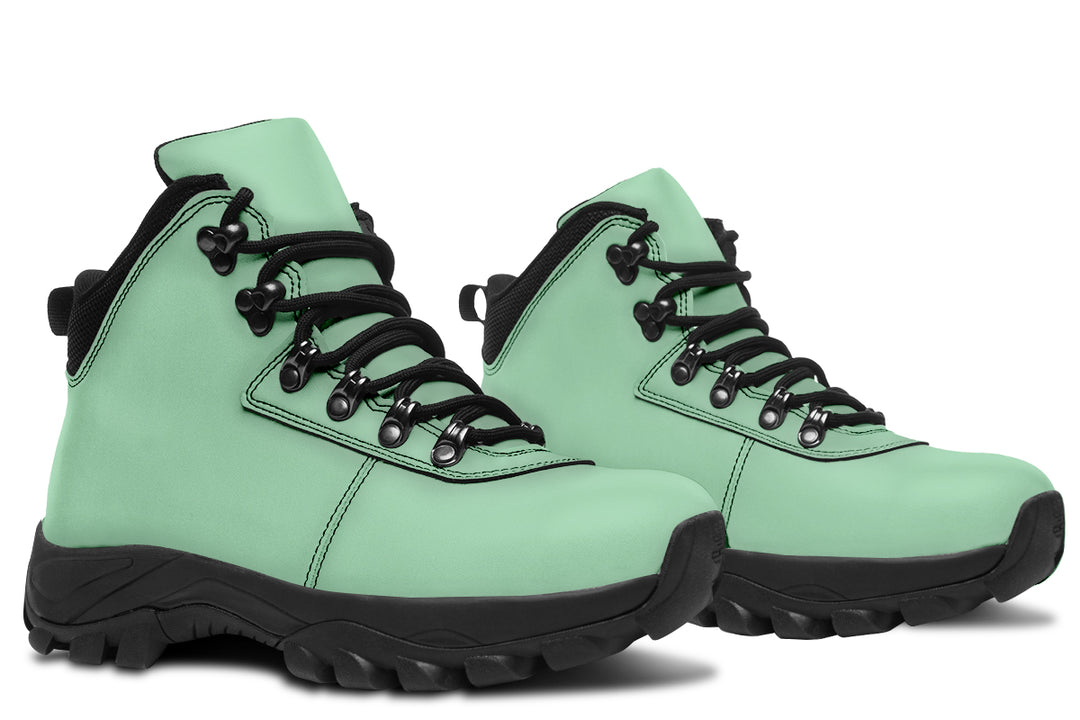Mint Green Outdoor Boots