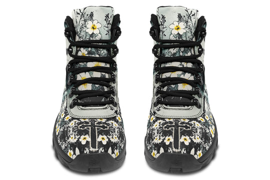 Mourning Petals Outdoor Boots