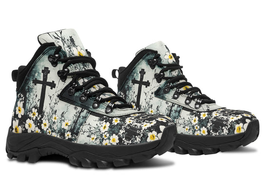 Mourning Petals Outdoor Boots