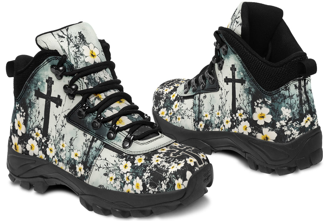 Mourning Petals Outdoor Boots