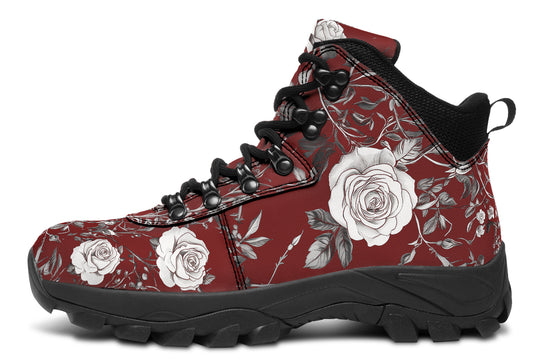 Red Rose Romance Outdoor Boots