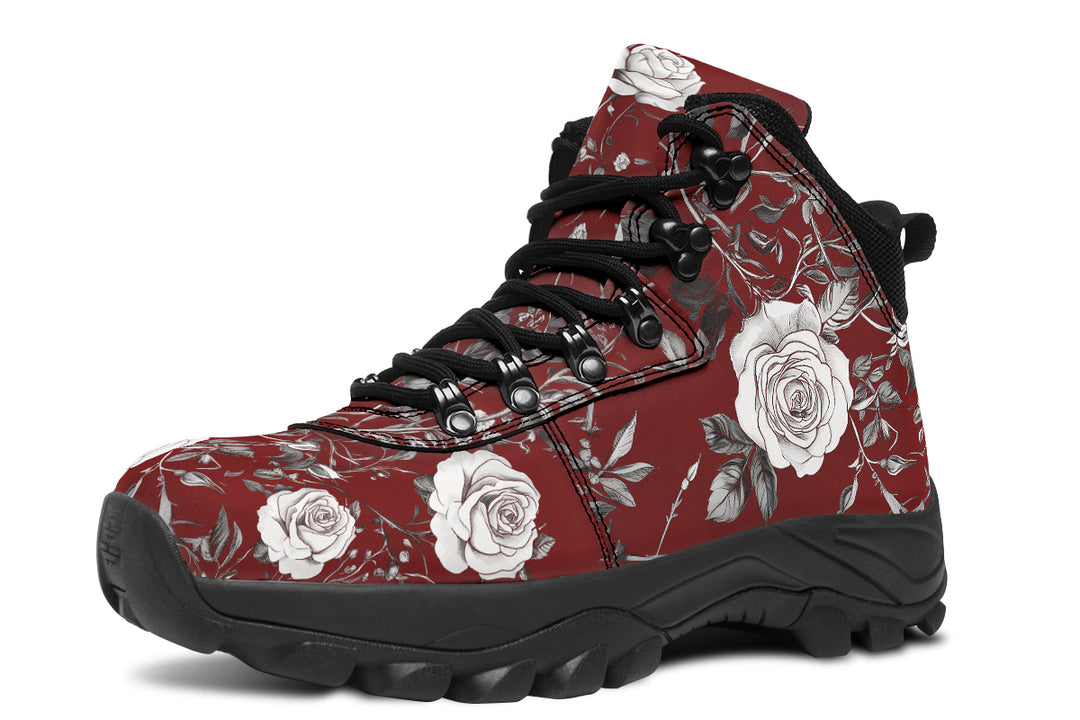 Red Rose Romance Outdoor Boots