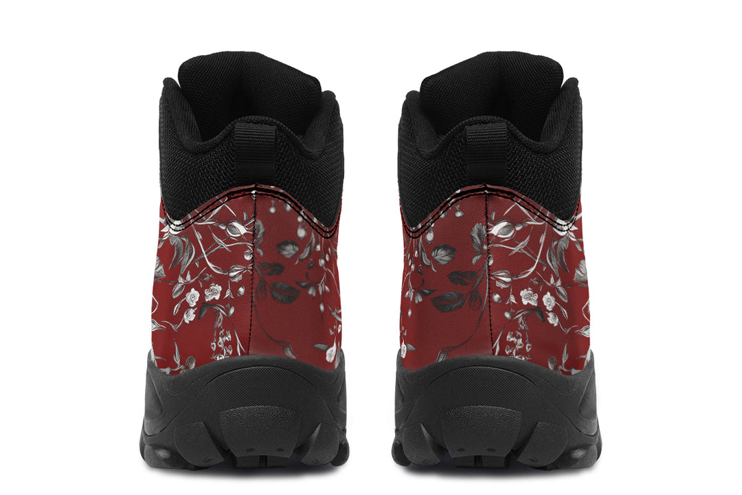Red Rose Romance Outdoor Boots