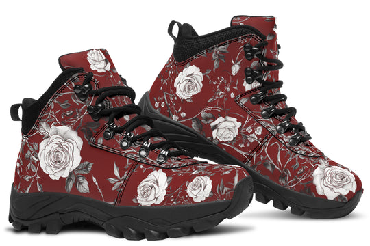 Red Rose Romance Outdoor Boots