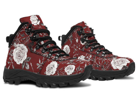 Red Rose Romance Outdoor Boots