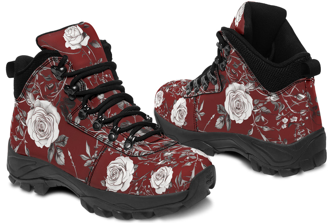 Red Rose Romance Outdoor Boots