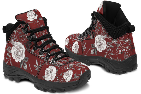 Red Rose Romance Outdoor Boots