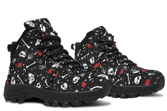 Skulls & Crystals Outdoor Boots