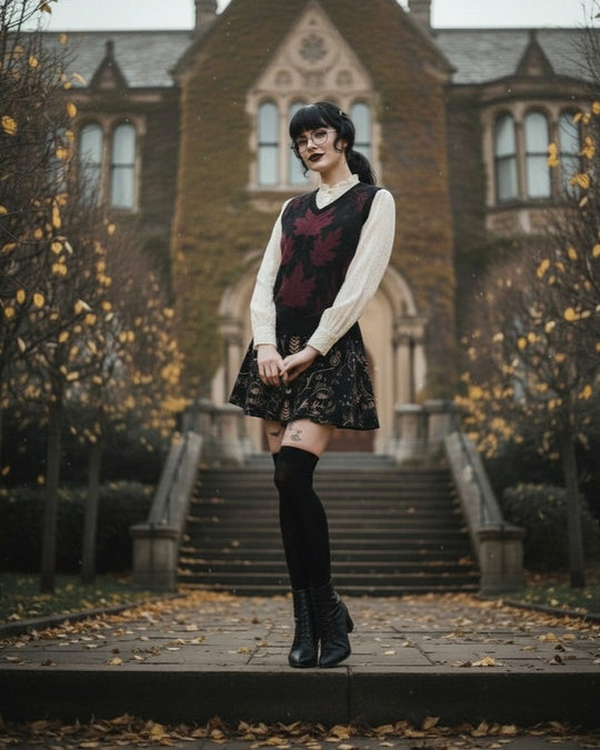 Oxblood Autumnalis Knitted Vest
