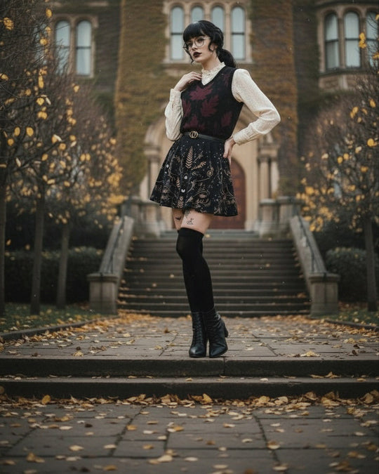 Oxblood Autumnalis Knitted Vest