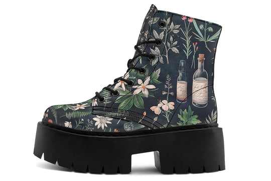 Apothecary Haven Platform Boots