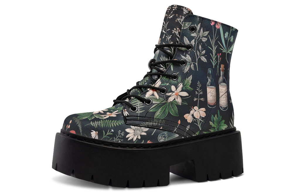 Apothecary Haven Platform Boots