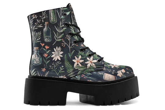 Apothecary Haven Platform Boots