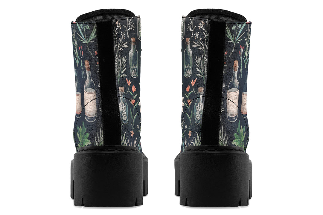 Apothecary Haven Platform Boots