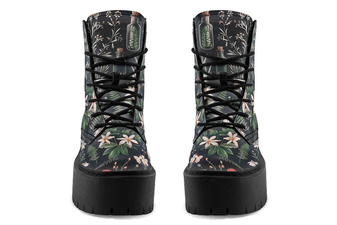 Apothecary Haven Platform Boots