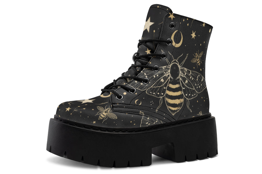 Bee Constellation Platform Boots