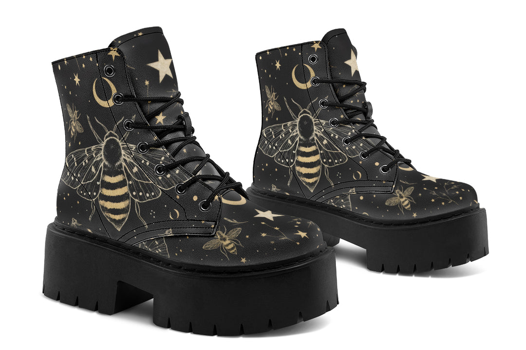 Bee Constellation Platform Boots