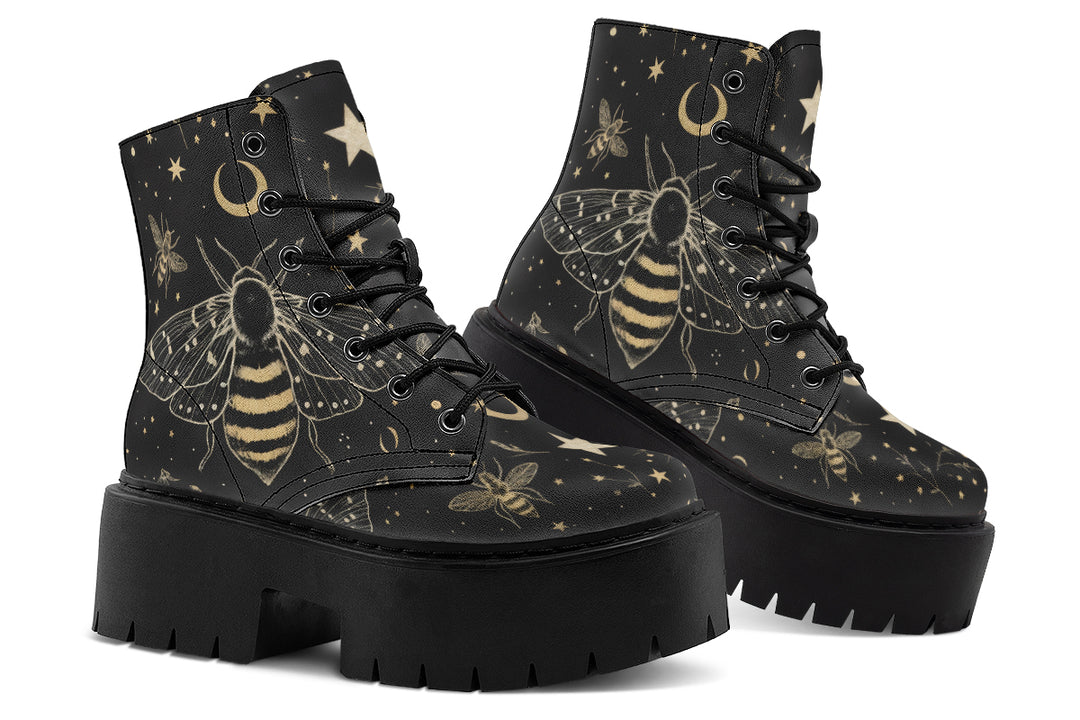 Bee Constellation Platform Boots