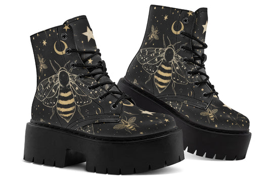 Bee Constellation Platform Boots