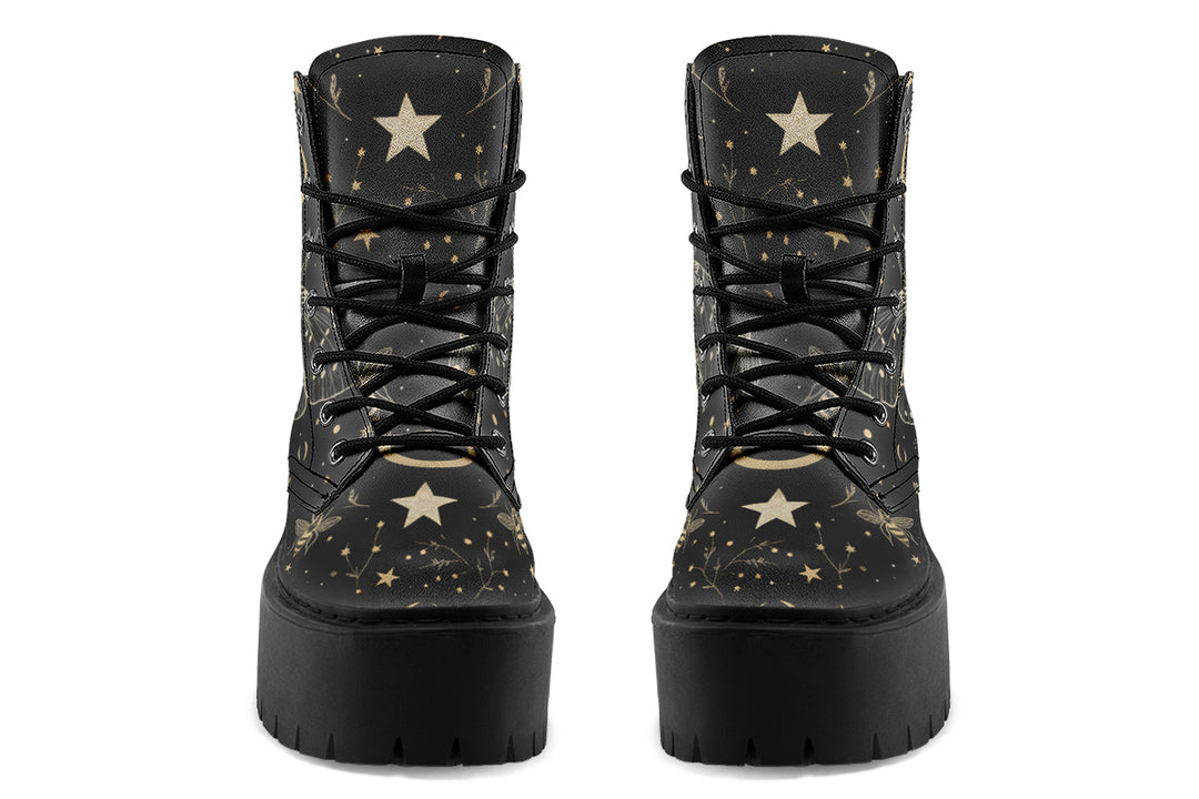 Bee Constellation Platform Boots