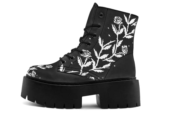Black Widow Platform Boots