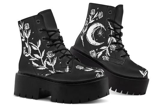 Black Widow Platform Boots