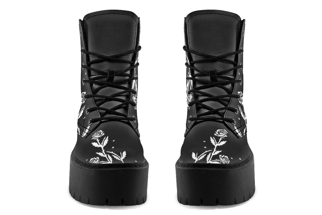 Black Widow Platform Boots