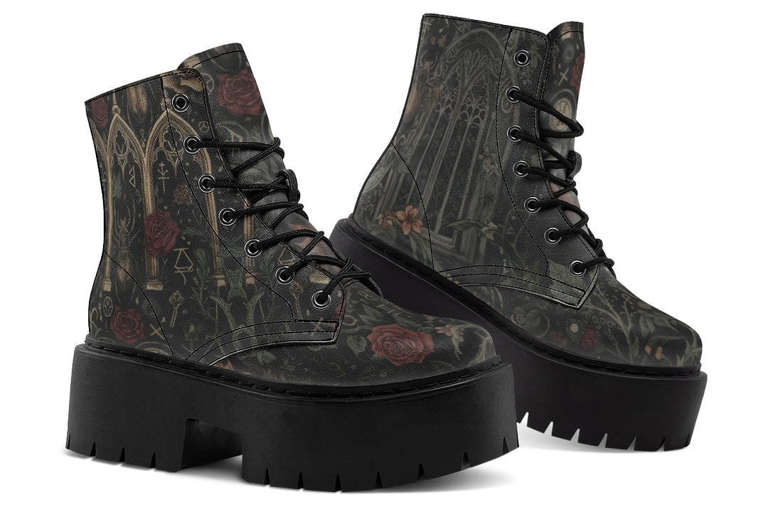 Cathedral of Thorns Platform Boots