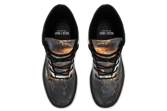 Charred Ore Platform Boots