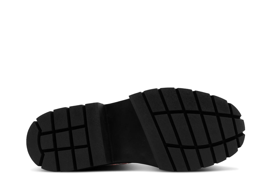 Crimson Wolf Platform Boots