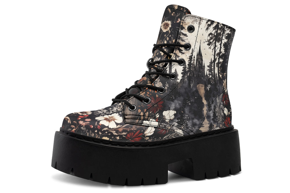 Dark Fairytale Platform Boots