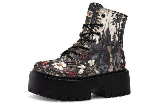 Dark Fairytale Platform Boots