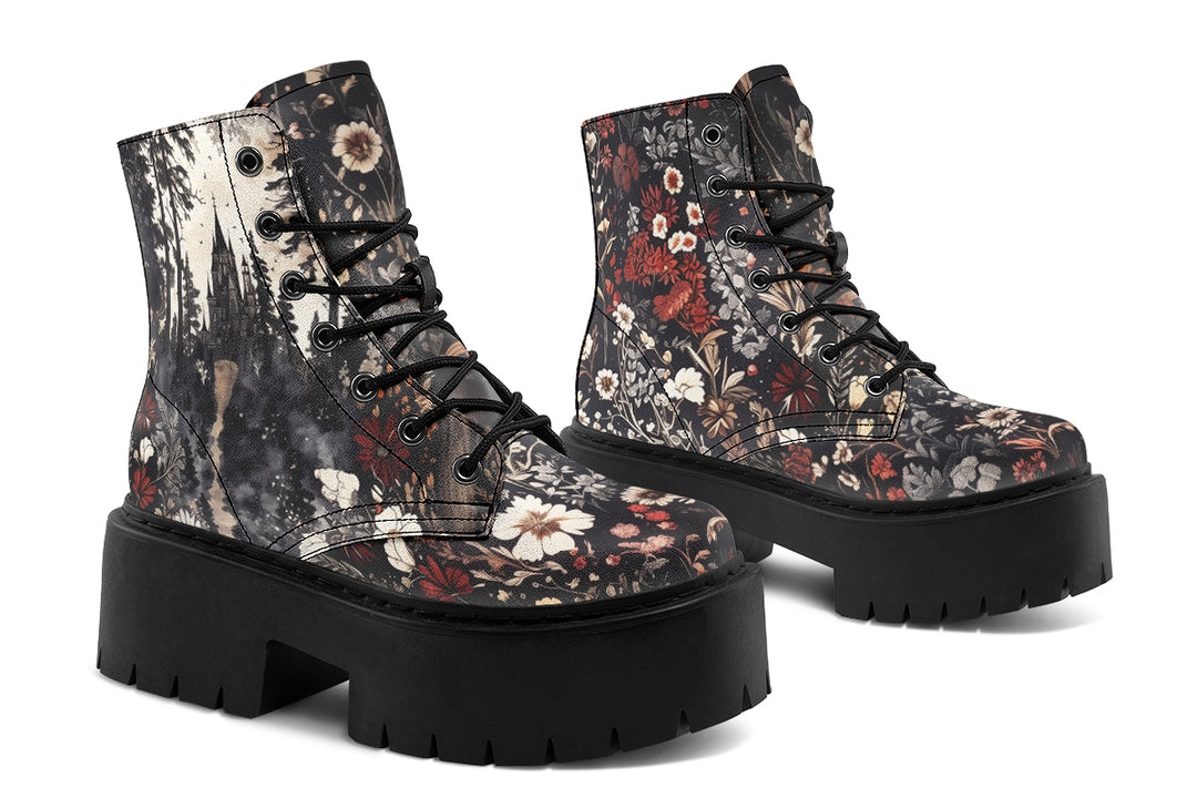 Dark Fairytale Platform Boots