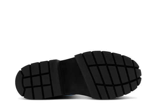 Deep Blue Platform Boots