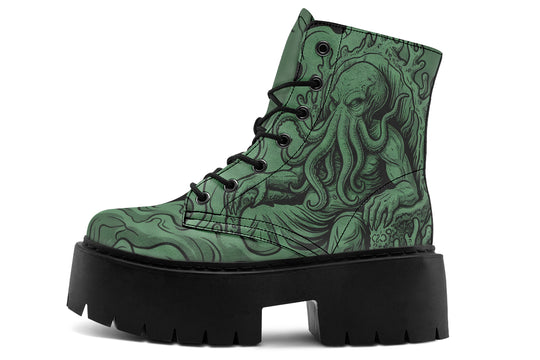Eldritch Wake Platform Boots