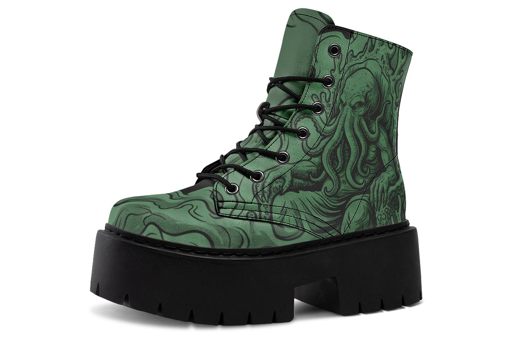 Eldritch Wake Platform Boots