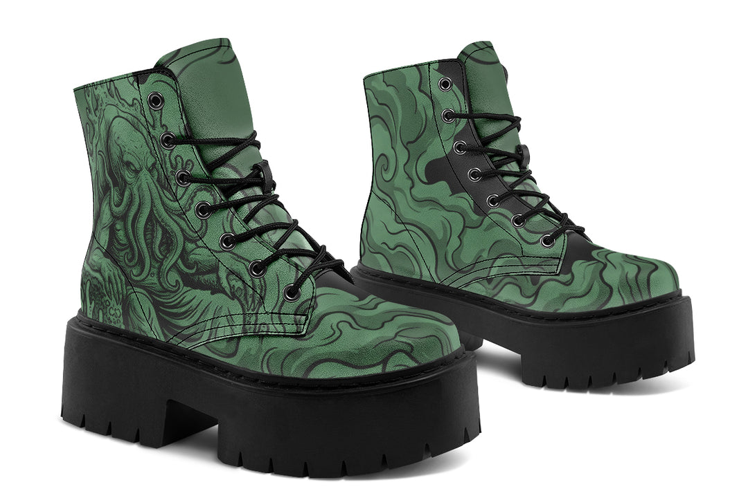 Eldritch Wake Platform Boots