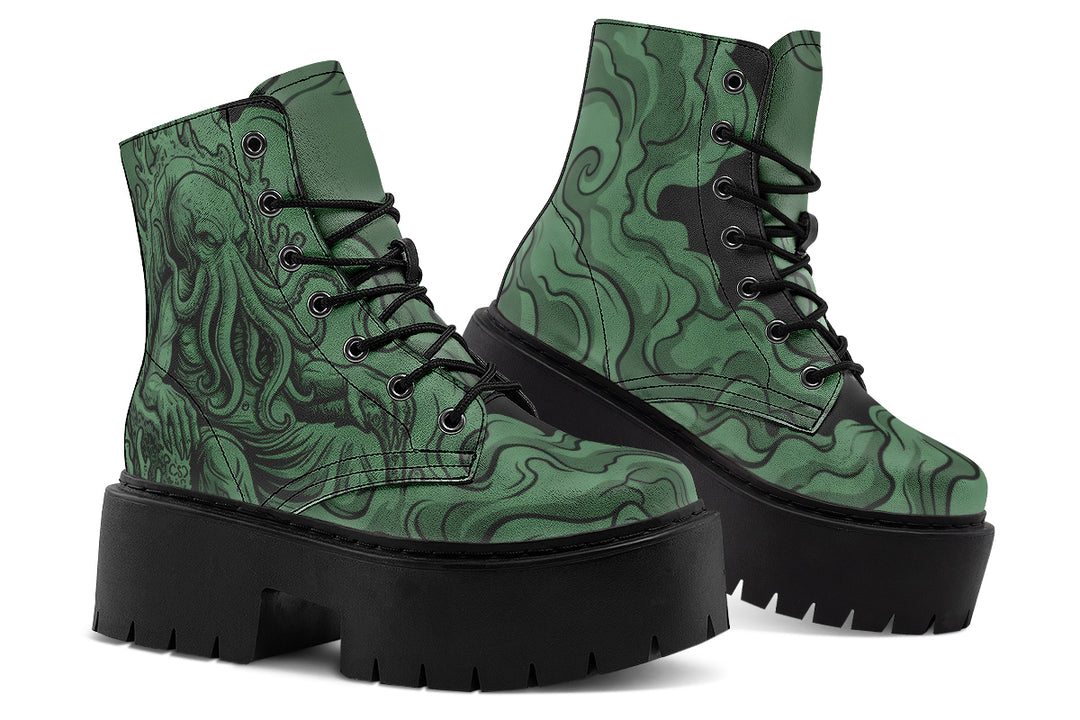 Eldritch Wake Platform Boots