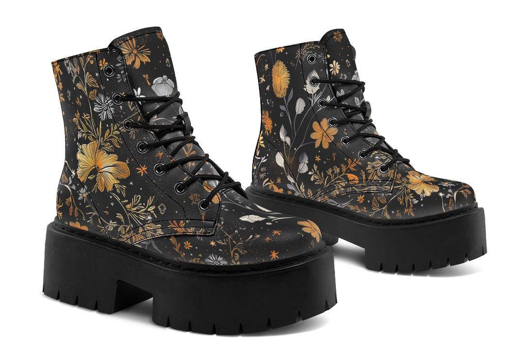 Emberblossom Platform Boots