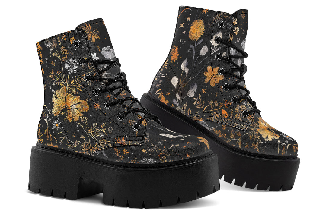 Emberblossom Platform Boots
