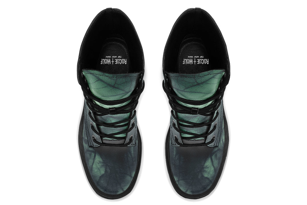 Emerald Fog Platform Boots