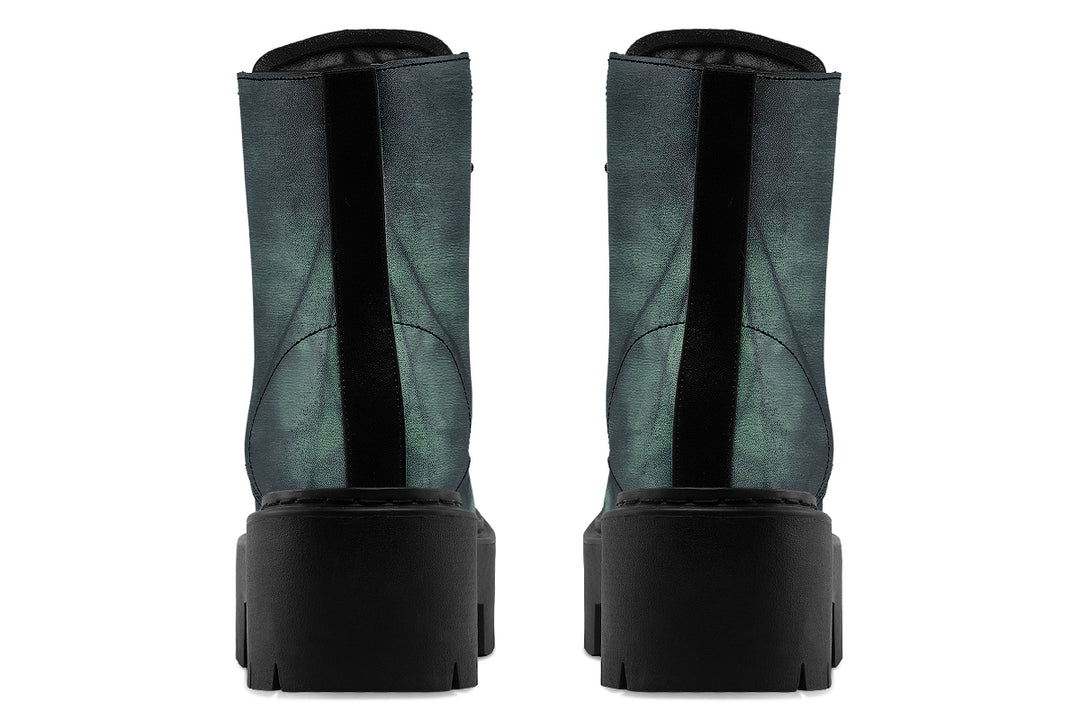 Emerald Fog Platform Boots
