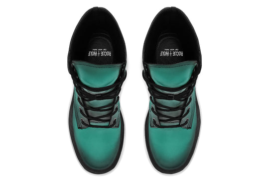 Enchanted Emerald Platform Boots