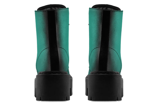 Enchanted Emerald Platform Boots