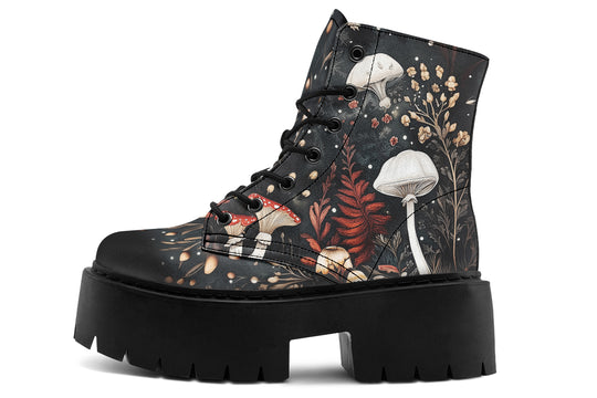 Faery Fungi Platform Boots