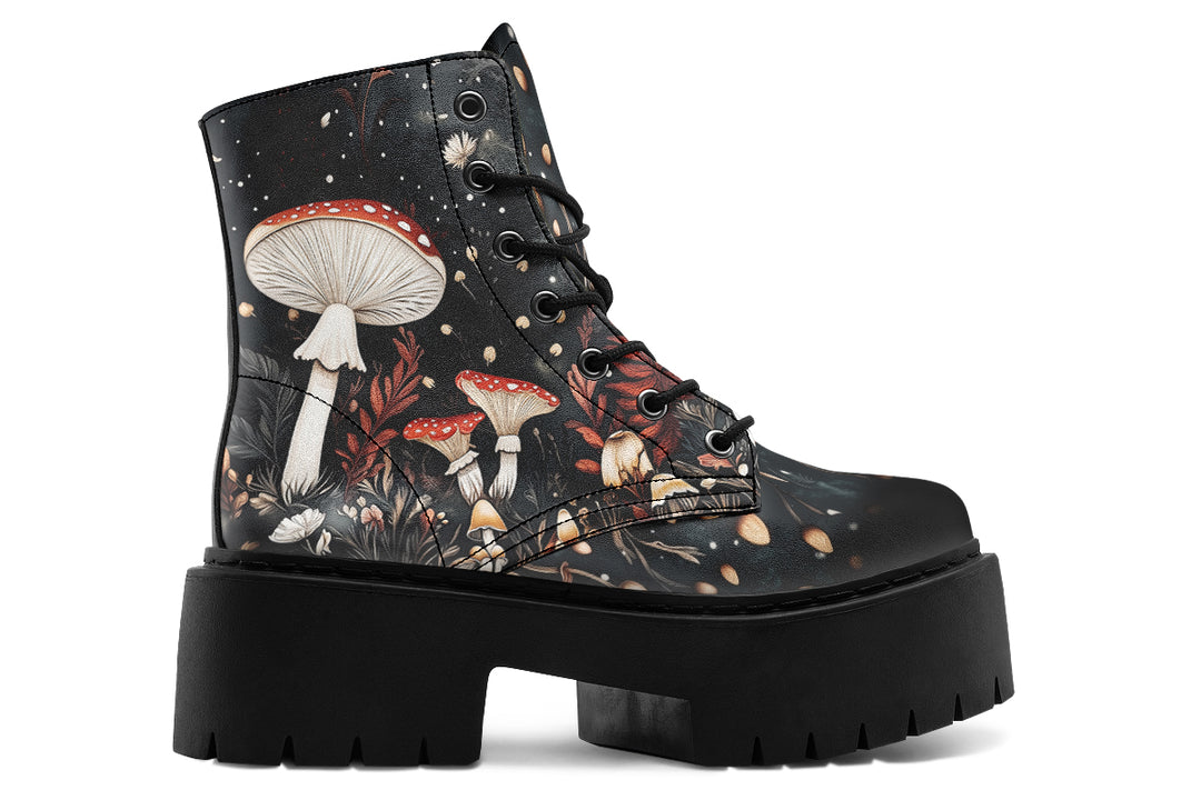Faery Fungi Platform Boots