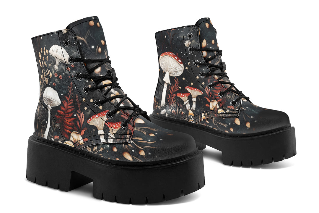 Faery Fungi Platform Boots